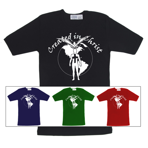 Created in Christ (Colored T Shirts)